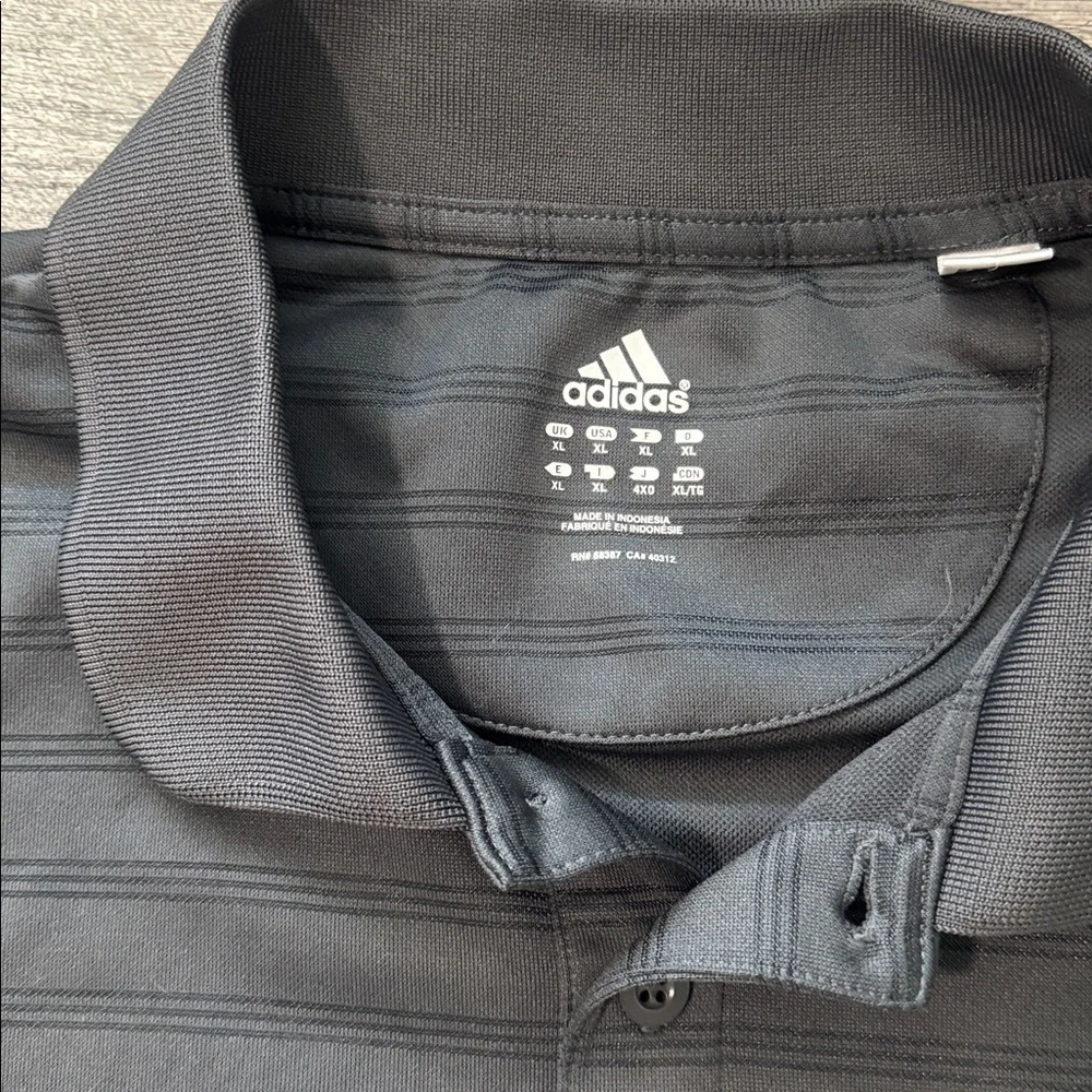 Men’s Adidas Gray Golf Polo Shirt   Size XL Athletic